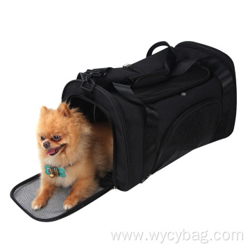 2 Entry Soft-Sided Pet Travel Shoulder Handbag